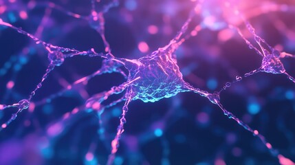 Neural network forming intricate brain connections
