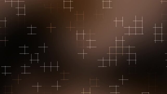 Dark brown backdrop with glowing grid line elements creating a structured abstract pattern ideal for global celebration visuals modern branding tech design and elegant digital projects 