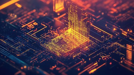 Digital circuit board processing data flow technology