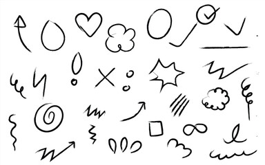  Playful Hand-Drawn Doodle Icons Collection