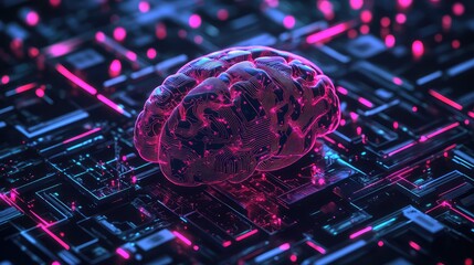 Artificial intelligence brain integrated onto a digital circuit board