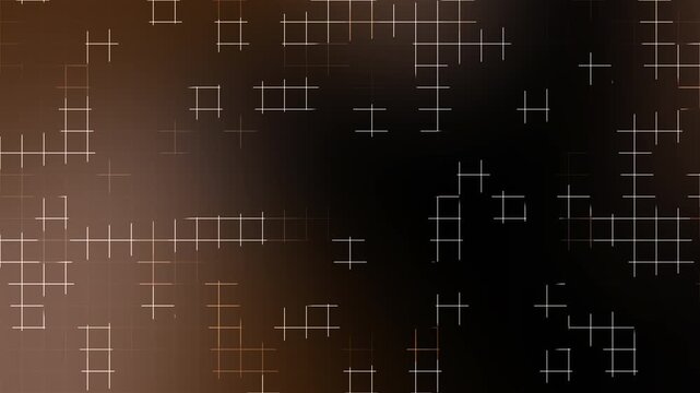 Dark brown background with soft glowing grid line elements creating an elegant abstract motion style for global celebration themes modern branding visuals digital events and futuristic design needs 