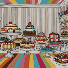 Sweet Treats Art Collection &ndash; Full Color Edition