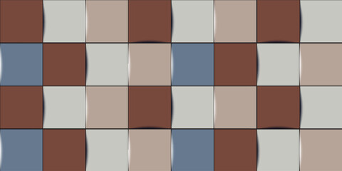 Black and white checkered pattern, Checkerboard seamless pattern. vector illustrations