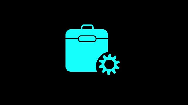 work vector glyph color icon.business failure icon vector representing economic loss, bankruptcy, and decline.