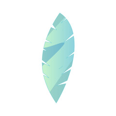 Indoor Potted Plant Vector Flat Gradient Illustration Light Healing Minimalist Nordic Home Aesthetic Asset
