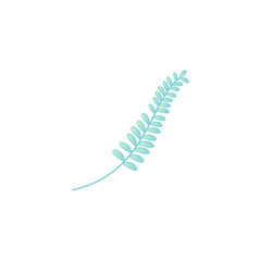 Indoor Potted Plant Vector Flat Gradient Illustration Light Healing Minimalist Nordic Home Aesthetic Asset
