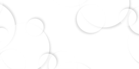 Abstract background with circle white abstract geometric background with soft light white paper circles in design. Abstract background in white and gray shadows. abstract geometric background Template
