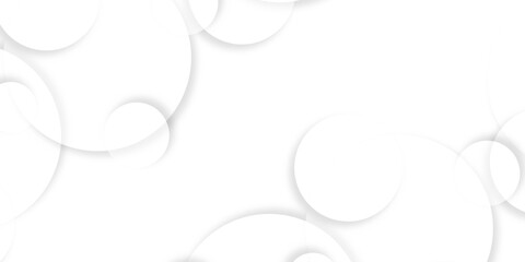 Abstract background with circle white abstract geometric background with soft light white paper circles in design. Abstract background in white and gray shadows. abstract geometric background Template