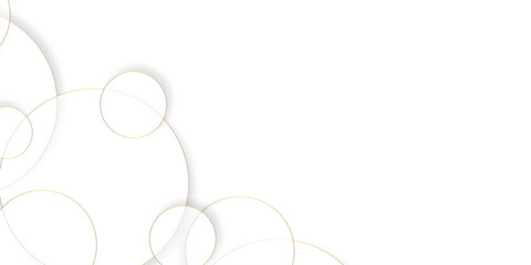 Abstract background with circle white abstract geometric background with soft light white paper circles in design. Abstract background in white and gray shadows. abstract geometric background Template