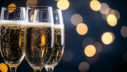 Night Sparkles &ndash; The Elegance of Champagne Celebration