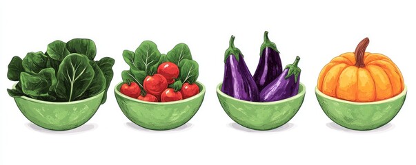 Promote fresh organic vegetables and seasonal healthy food.