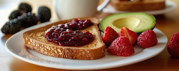 Promote healthy breakfast and fresh natural ingredients