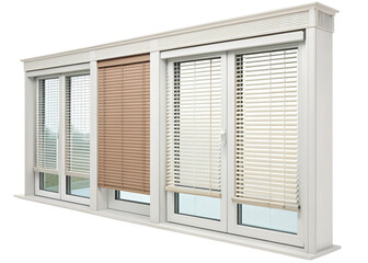window blinds isolated on suitable  background