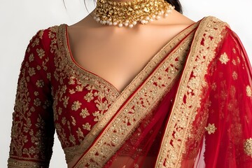 Traditional Sari Fashion Portrait