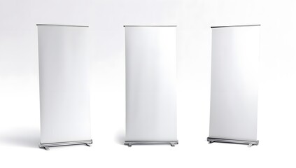 Blank Display Banners for Trade Shows, Events, and Presentations