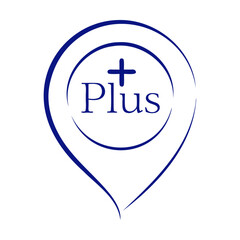 placeholder with plus for map pointer