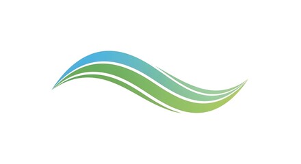 Abstract Wave Vector Graphic Design