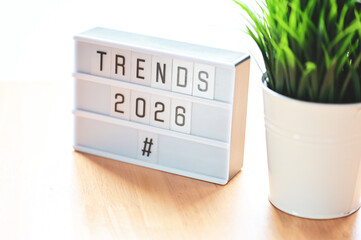 Lightbox Showing TRENDS 2026 &mdash; Future Insight and Innovation Concept