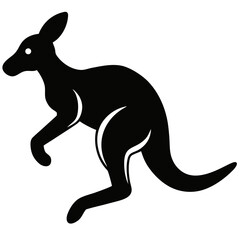 kangaroo vector illustration
