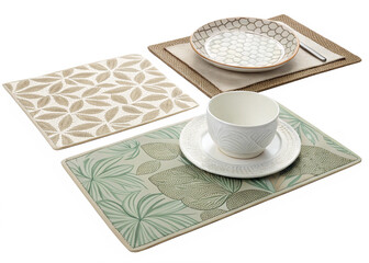 place mats isolated on perfect background 2