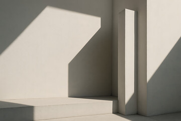 Obraz premium Light and Shadow on Architectural Surfaces