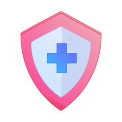 Digital Healthcare Service Telemedicine Gradient Flat Vector Illustration Medical Technology Asset
