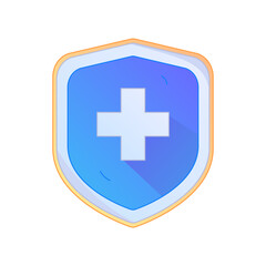 Obraz premium Digital Healthcare Service Telemedicine Gradient Flat Vector Illustration Medical Technology Asset 