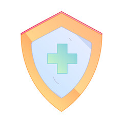 Digital Healthcare Service Telemedicine Gradient Flat Vector Illustration Medical Technology Asset
