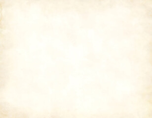 Vintage blank parchment background with soft brown faded edges