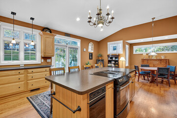 modern kitchen interior