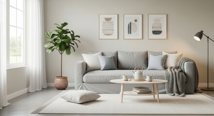 Clean and inviting living space with a focus on relaxation.
