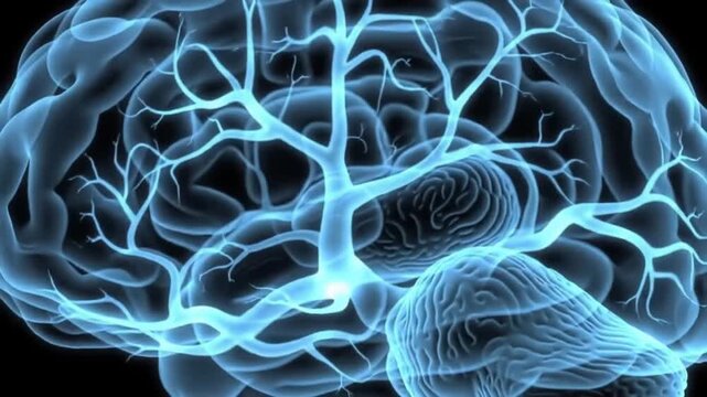 Anatomical Exploration: X-Ray Visualization of the Human Brain and Neural Network