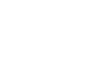 Abstract white dots and dashes falling, dynamic festive design