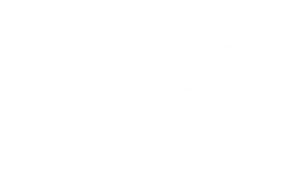 Abstract white particles floating random pattern overlay design - Powered by Adobe