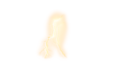 Abstract bright energy glow with internal lightning and light