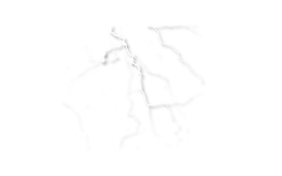 White glowing abstract character for fortune and prosperity symbol