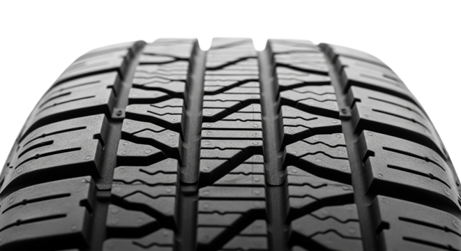 Tire tread pattern on black background