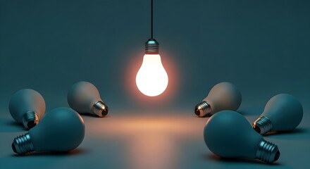 Find creative innovative solutions with bright ideas and stand out from the competition with new inventive concepts