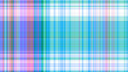 Blue green pink plaid pattern stripes
