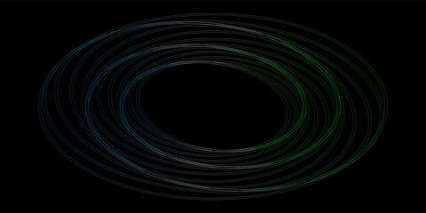 Abstract background with lines in circle. Art design spiral as logo or icon. A black figure on a white background and  on the black side.modern.