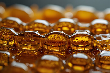 Honeycomb with Fresh Golden Honey