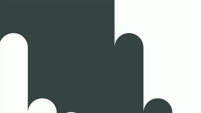 Abstract geometric shapes in a modern minimalist design, featuring curved lines and dark color palette, suitable for branding