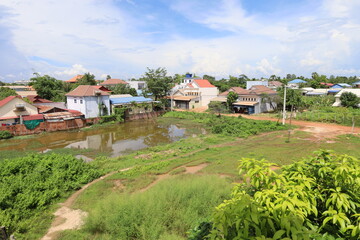 Obraz premium siem reap city cambodia countryside daytime