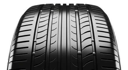 Tire tread pattern close-up