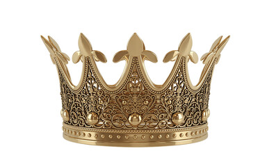 Crown of gold with ornate design