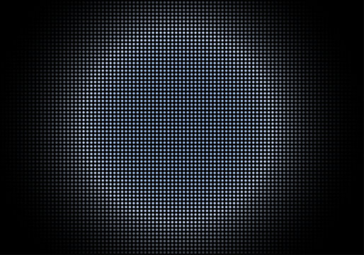 Fondo abstracto de rejilla digital con patr&oacute;n de p&iacute;xeles y efecto de luz central, concepto tecnol&oacute;gico o futurista