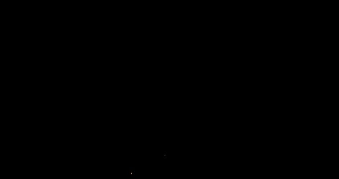 gold energy explosion effect on black background