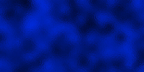 Dark blue foil glass texture background. Abstract gradient bright light reflection and shiny rough texture surface. Glass Effect background