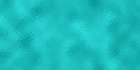 green turquoise Foil Texture Background with Glass Effect or sea green glass texture. Emerald background. Trendy template for holiday designs, birthday.